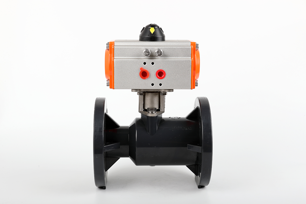 庄河气动法兰一体球阀